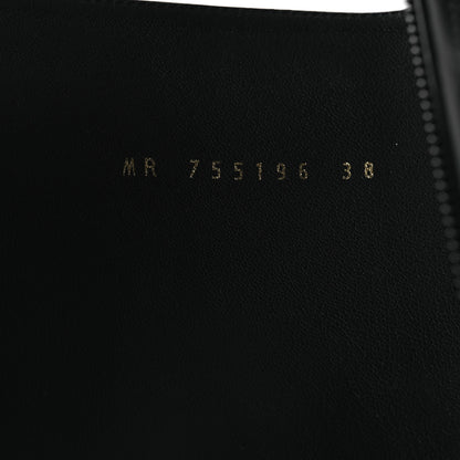 Saint Laurent Glazed Calfskin Auteuil 105mm Zip Boots 38 Black 10 of 13