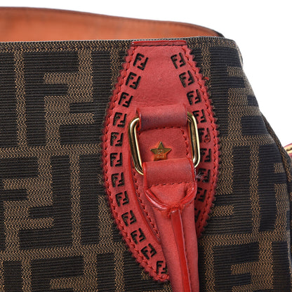 Fendi Zucca Grommet Bag De Jour Tobacco Red 11 of 17