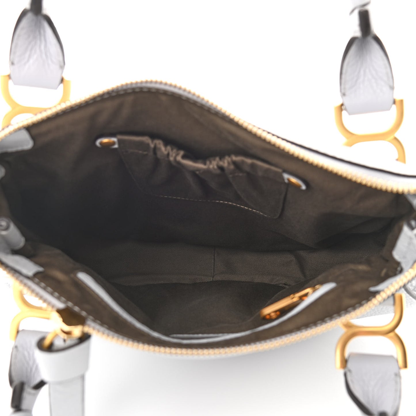 Calfskin Medium Marcie Satchel Light Cloud