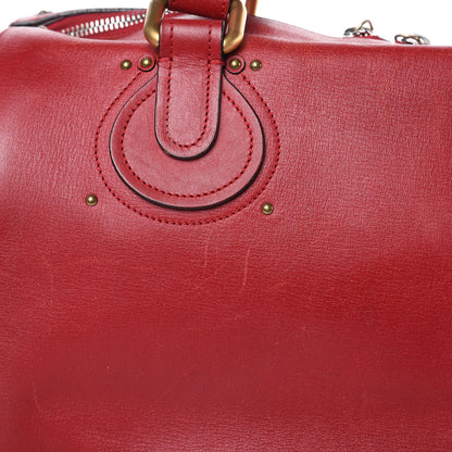 Chloe Calfskin Aurore Duffle Bag Vermillion Red 20 of 31