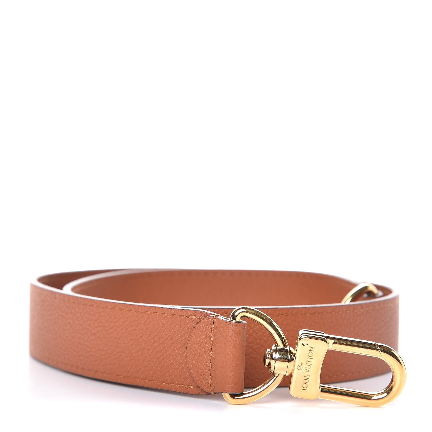 Louis Vuitton Calfskin Manhattan Shoulder Strap Caramel 1 of 4