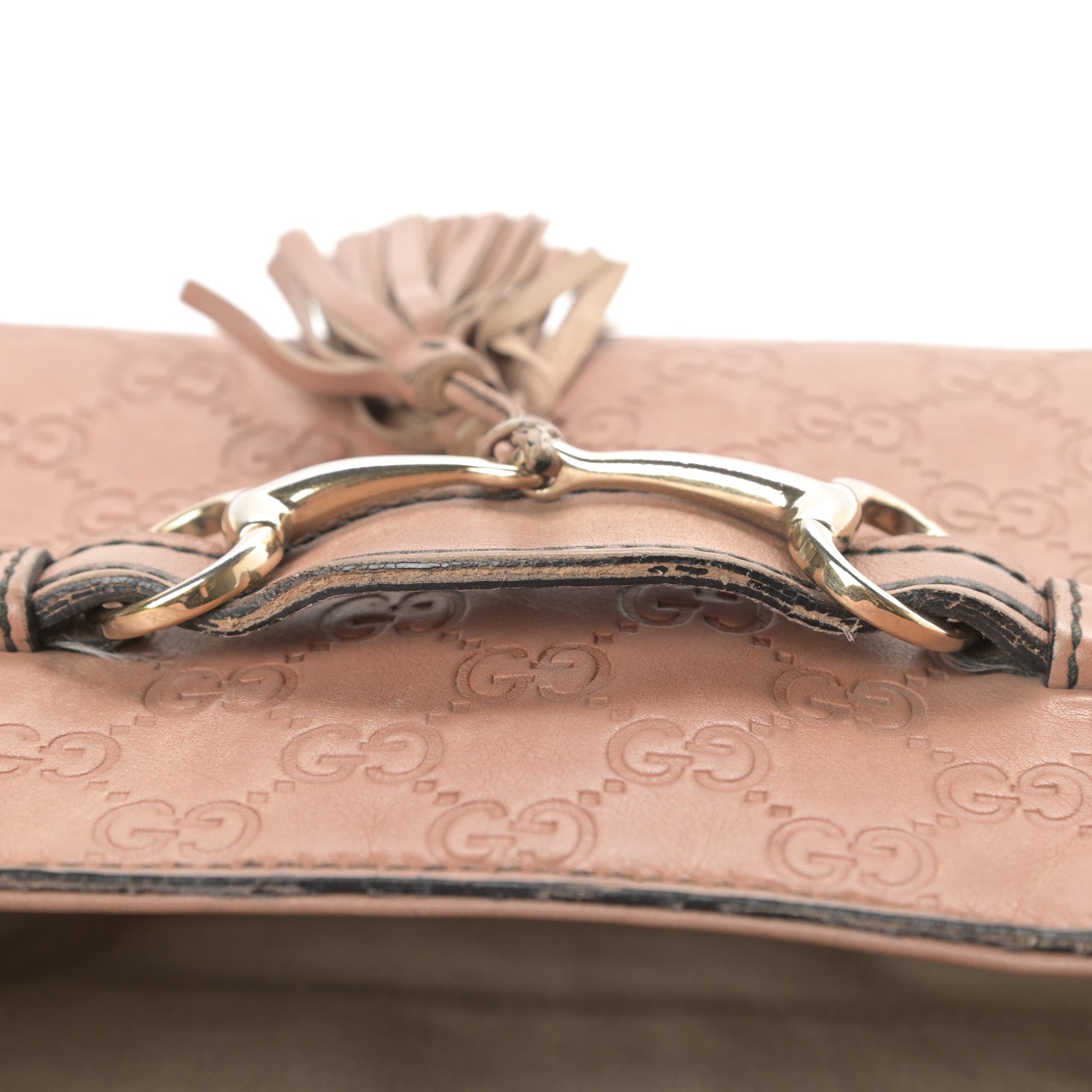 Gucci Guccissima Medium Emily Chain Shoulder Bag Camelia 18 of 26