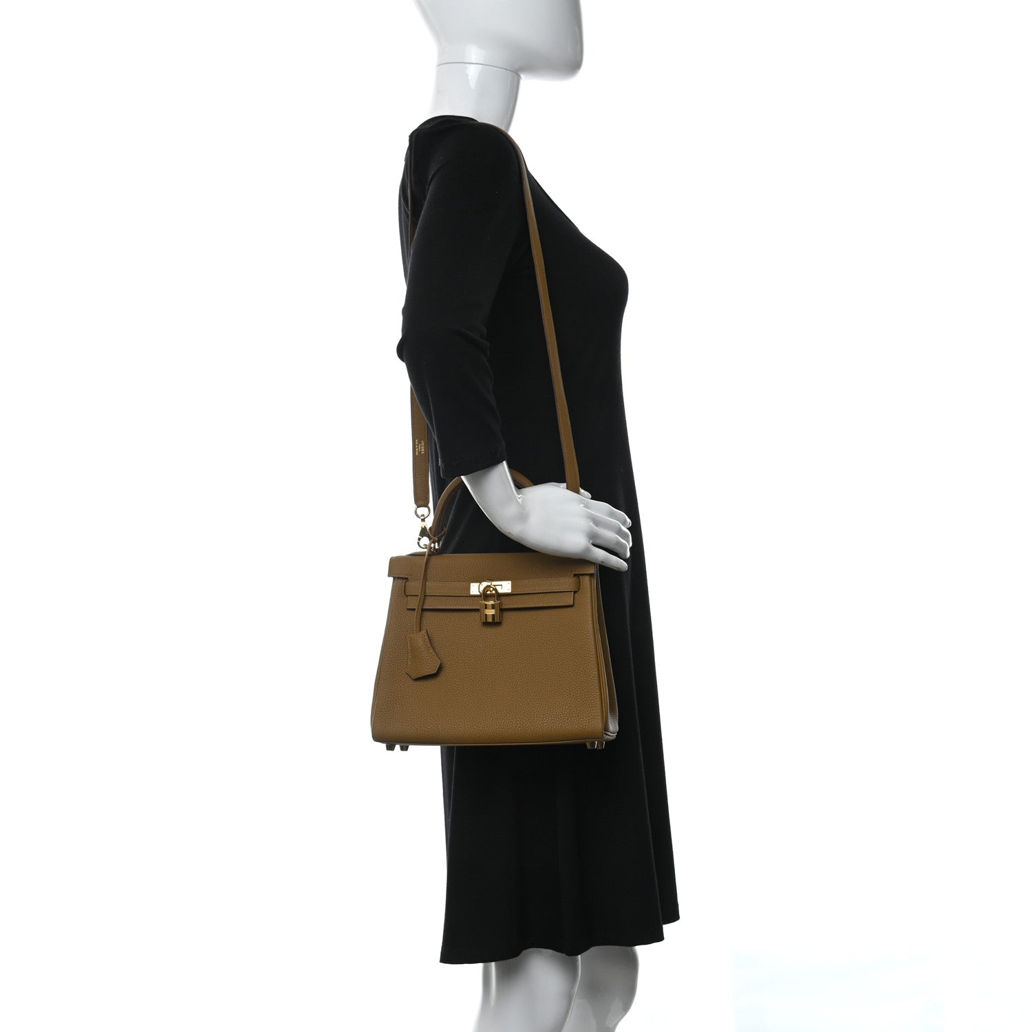 Hermes Togo Kelly Retourne 25 Bronze Dore 2 of 10