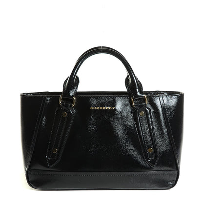 Burberry Patent Somerford Tote Black 1 of 12