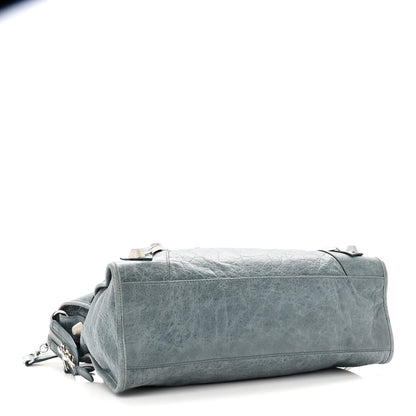 Balenciaga Agneau Giant 21 Silver Hardware City Cyclade 3 of 12