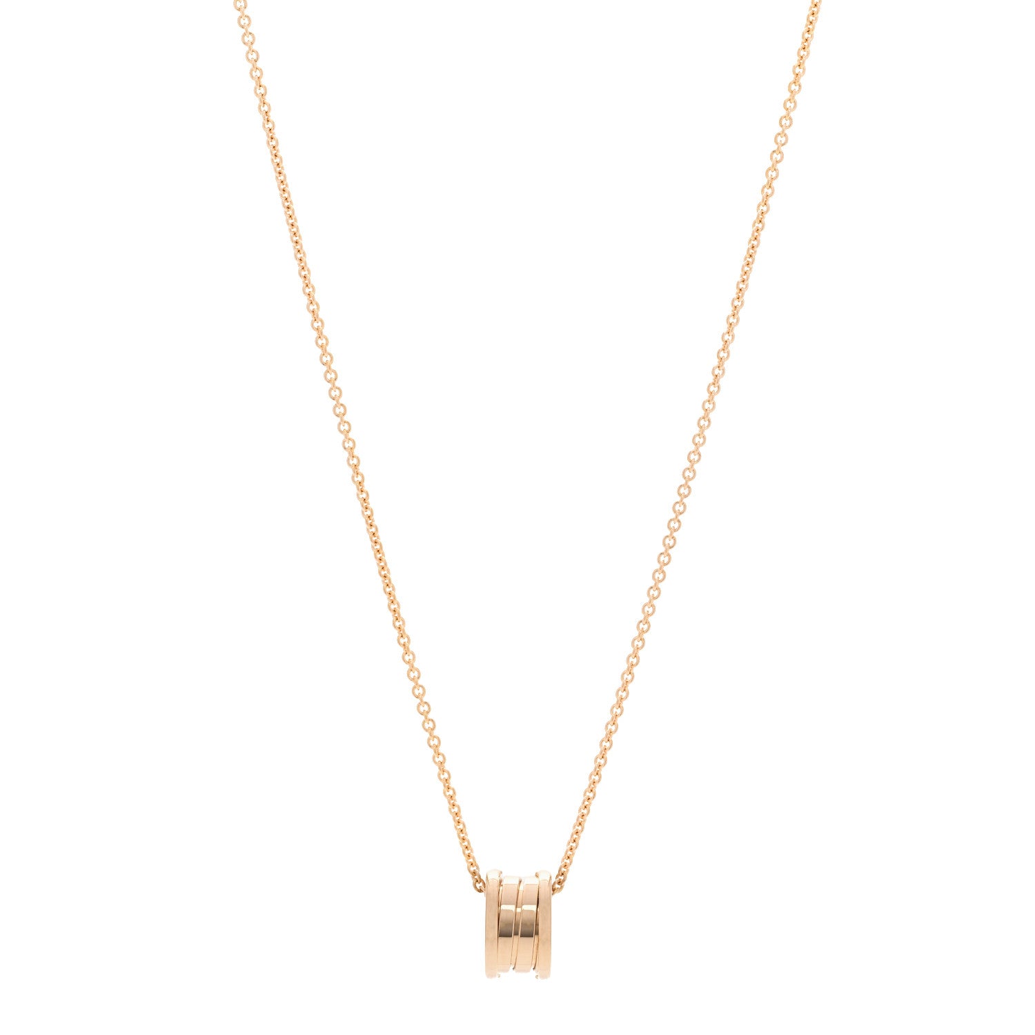 Bulgari 18K Yellow Gold B.Zero1 Pendant Necklace 1 of 6