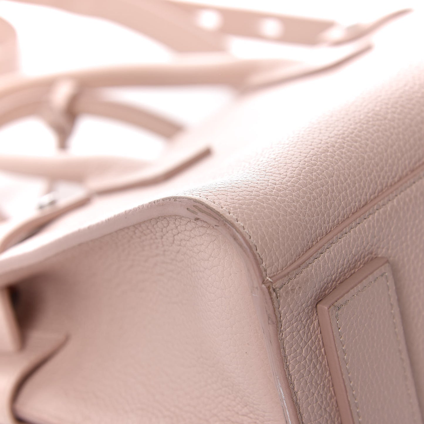 Grained Calfskin Baby Sac De Jour Souple Rose