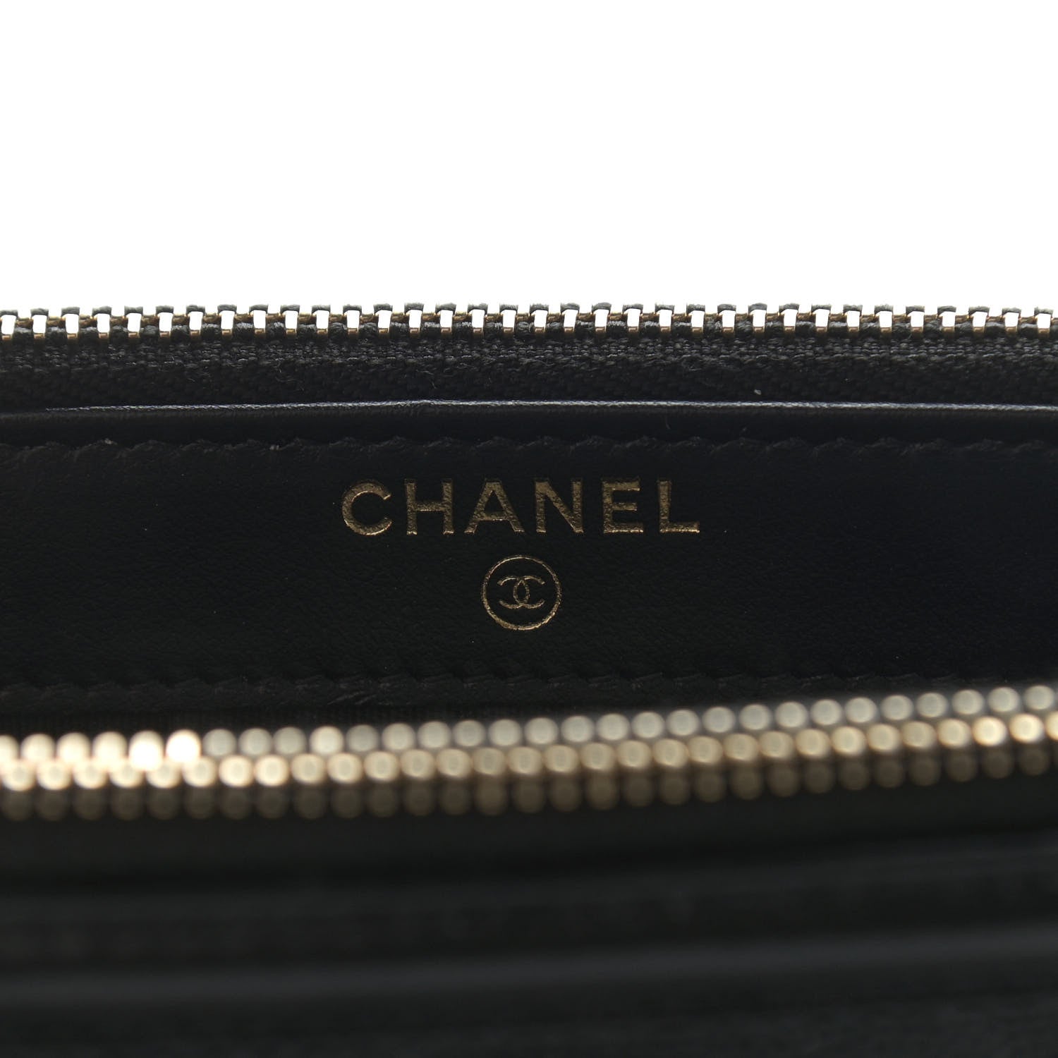 Chanel Caviar Quilted CC Filigree Clutch With Chain Black 6 of 13