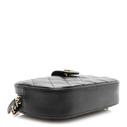 Chanel Caviar Quilted Chain Camera Bag Black 4 of 10
