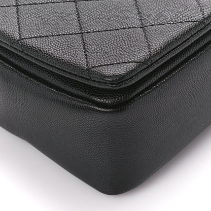 Chanel Caviar Quilted Small Fashion Therapy Flap Bag Black 10 of 11