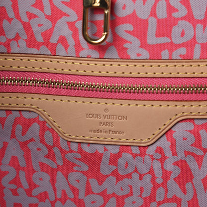 Louis Vuitton Monogram Graffiti Neverfull GM Fuchsia 8 of 10