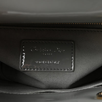 Christian Dior Patent Cannage Small Lady Dior Grey 6 of 9
