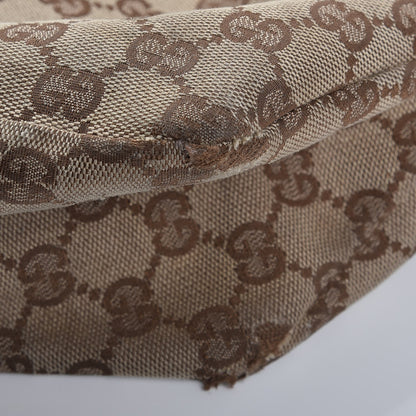 Gucci Monogram Large Horsebit Chain Hobo Dark Brown 11 of 11