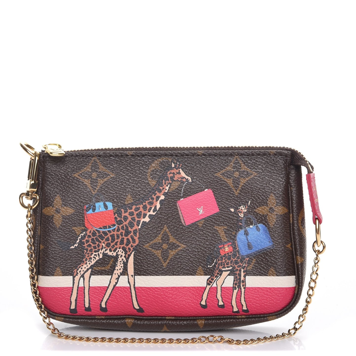 Monogram 2017 Christmas Animation Mini Pochette Accessories