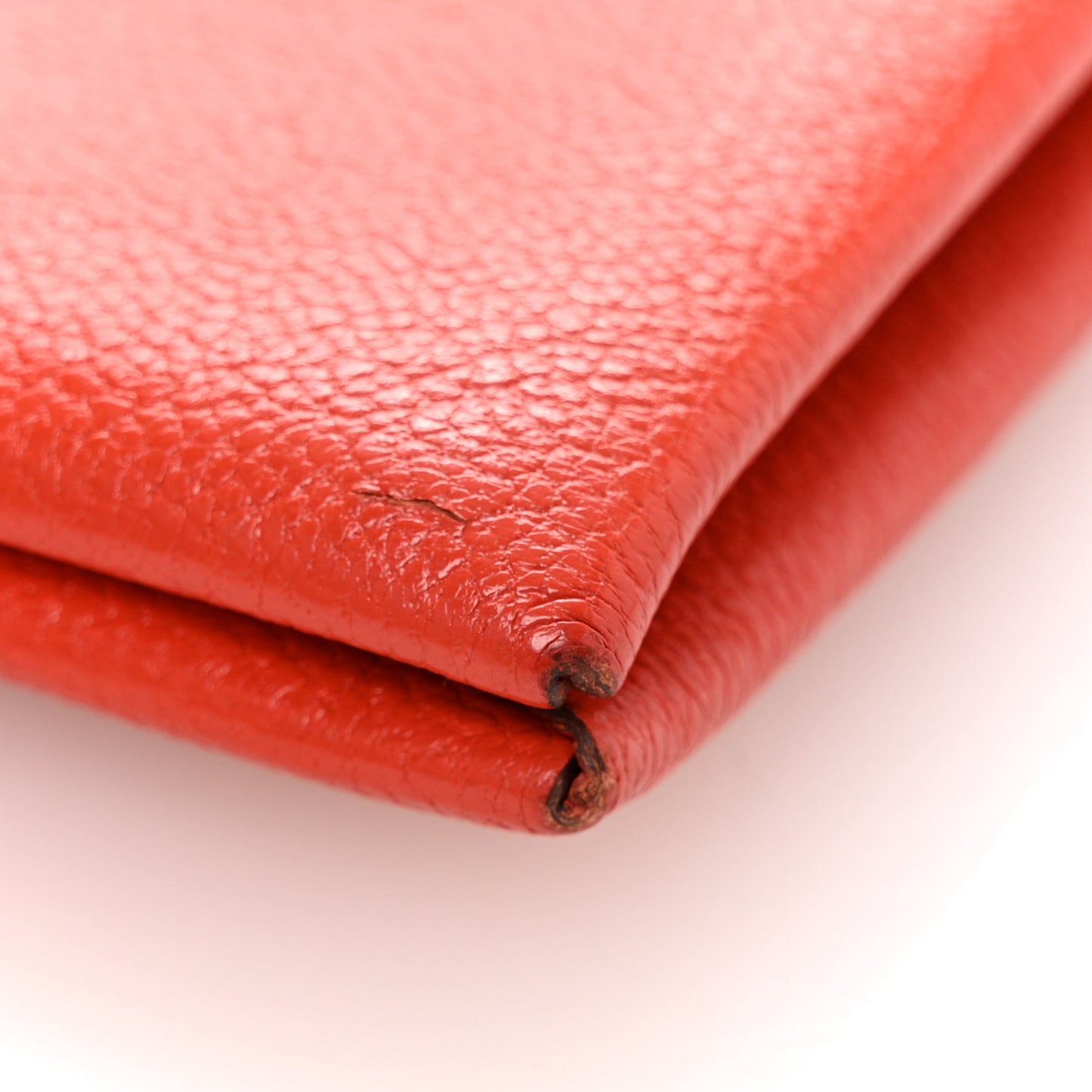 Chevre Mysore Calvi Card Case Capucine