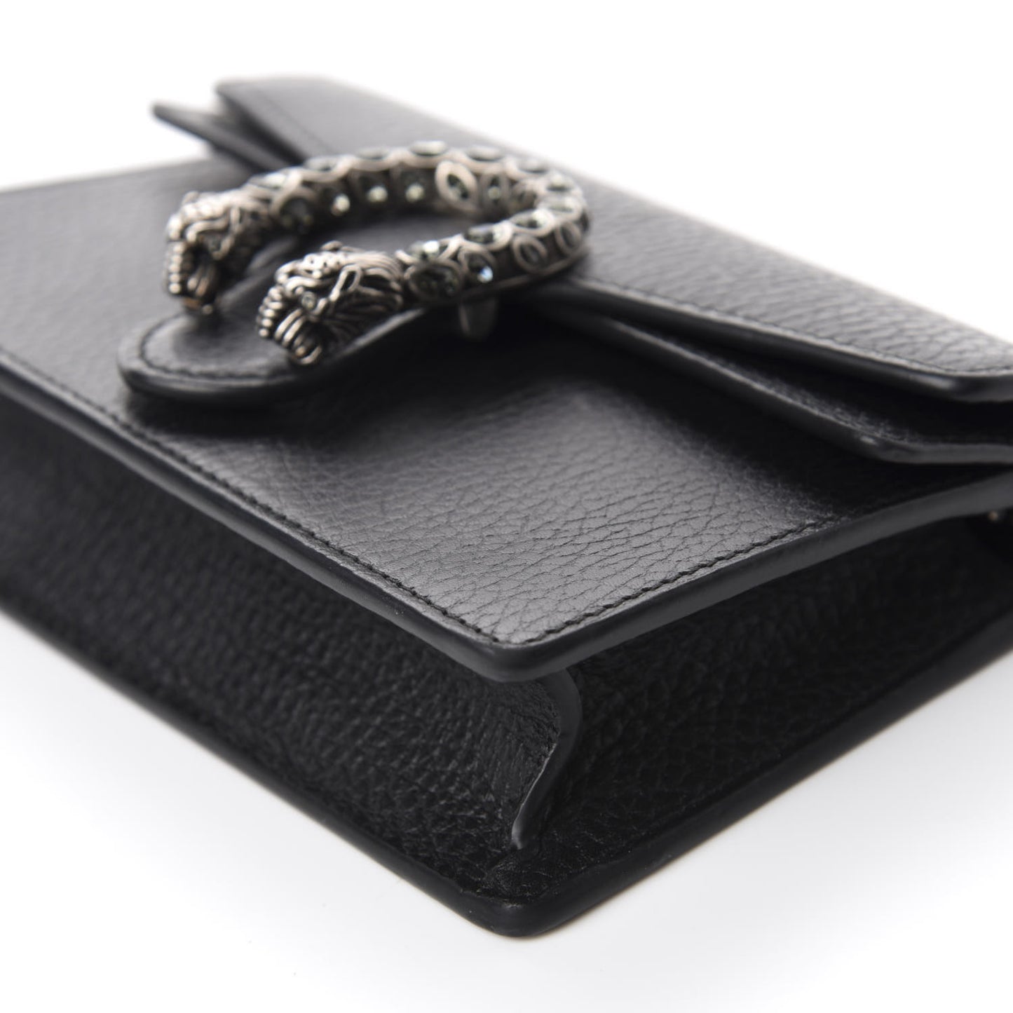 Calfskin Super Mini Dionysus Shoulder Bag Black