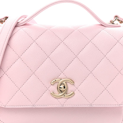 Chanel Caviar Quilted Medium Business Affinity Flap Light Pink 8 of 10
