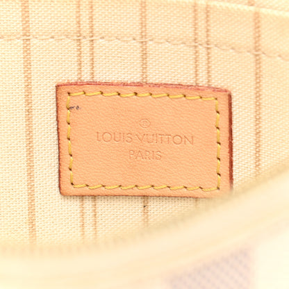 Louis Vuitton Damier Azur Neverfull MM GM Pochette 6 of 10