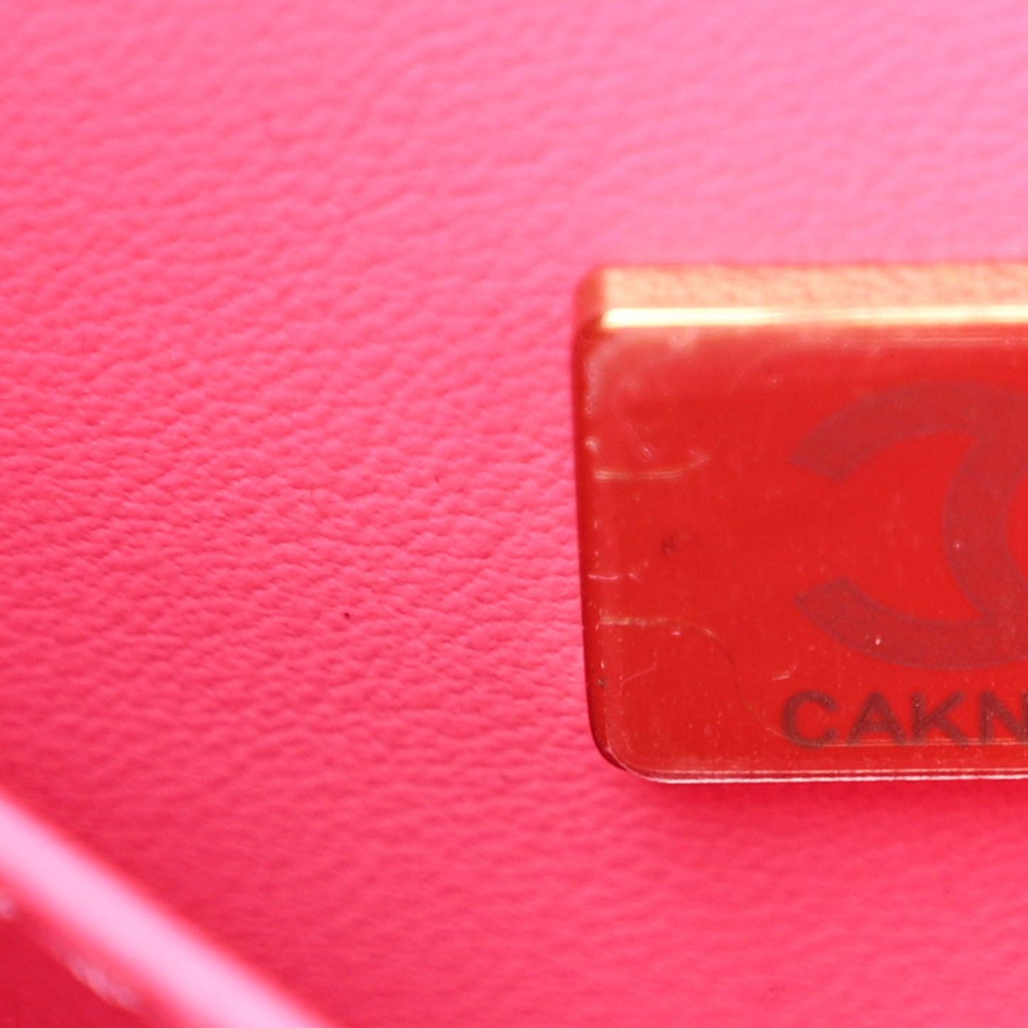 Caviar Quilted Small Coco Handle Flap Dark Pink