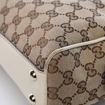 Gucci Monogram Medium New Britt Boston Off White 11 of 13