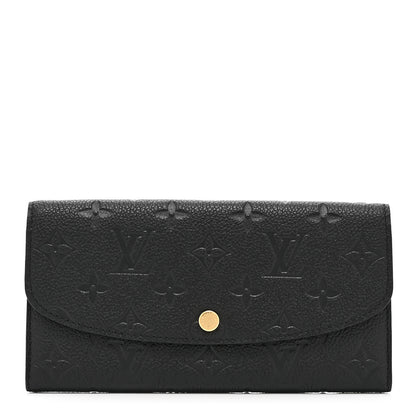 Louis Vuitton Empreinte Emilie Wallet Black Dune 1 of 7