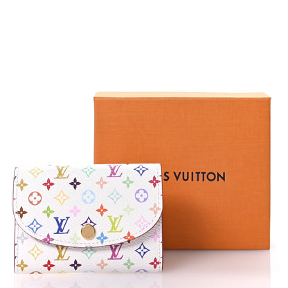 Louis Vuitton LV X TM Monogram Multicolor Rosalie Coin Purse White Kawaii Pink 7 of 7
