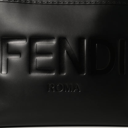 Fendi Vitello King Plexiglass Large Fendi Sunshine Shopper Tote Black 8 of 13