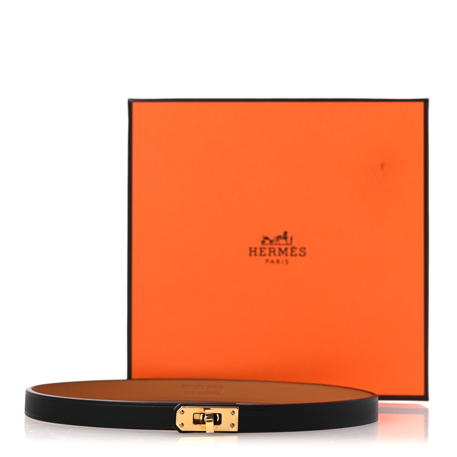 Hermes Swift Kelly Choker Black 7 of 7