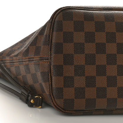 Louis Vuitton Damier Ebene Neo Neverfull MM Rose Ballerine 7 of 16