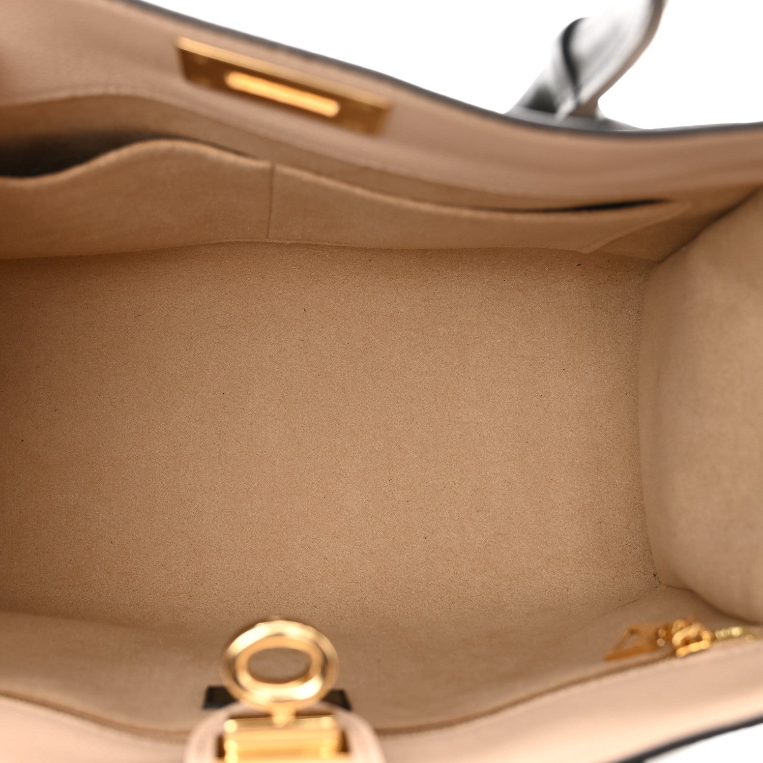 Louis Vuitton Calfskin Monogram On My Side MM Laurier Green Toffee Latte Beige 5 of 9