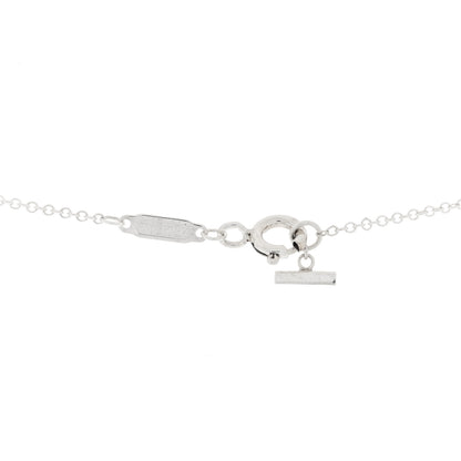 Tiffany Sterling Silver Large T Smile Pendant Necklace 3 of 3