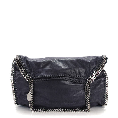 Stella McCartney Shaggy Deer Big Falabella Tote Navy 1 of 12