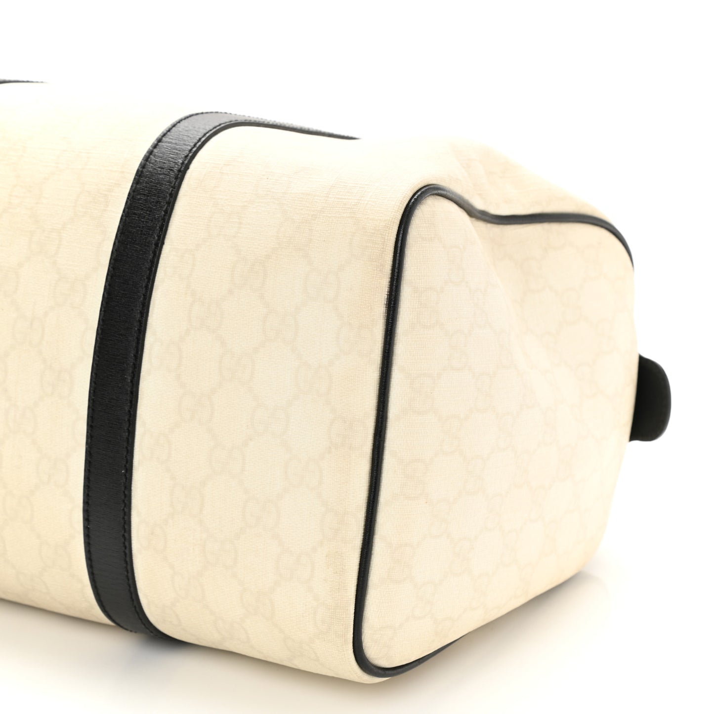 GG Plus Monogram Medium Joy Boston White Black