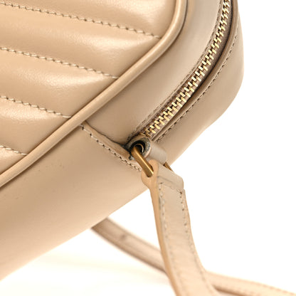 Saint Laurent Calfskin Matelasse Monogram Lou Camera Bag Dark Beige 12 of 13