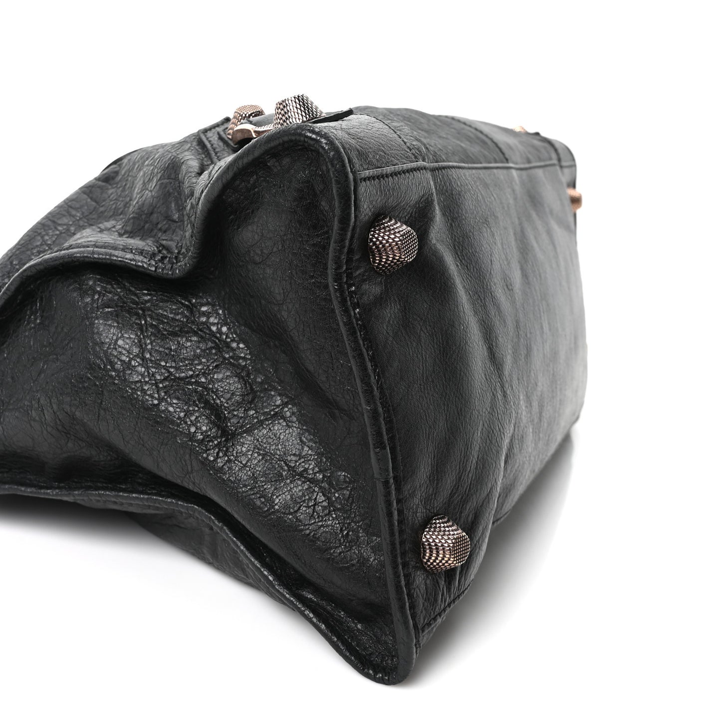 Agneau Giant 21 Rose Gold Hardware Work Black