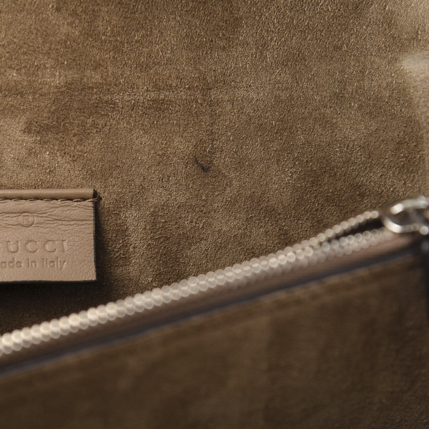 GG Supreme Monogram Small Dionysus Shoulder Bag Taupe