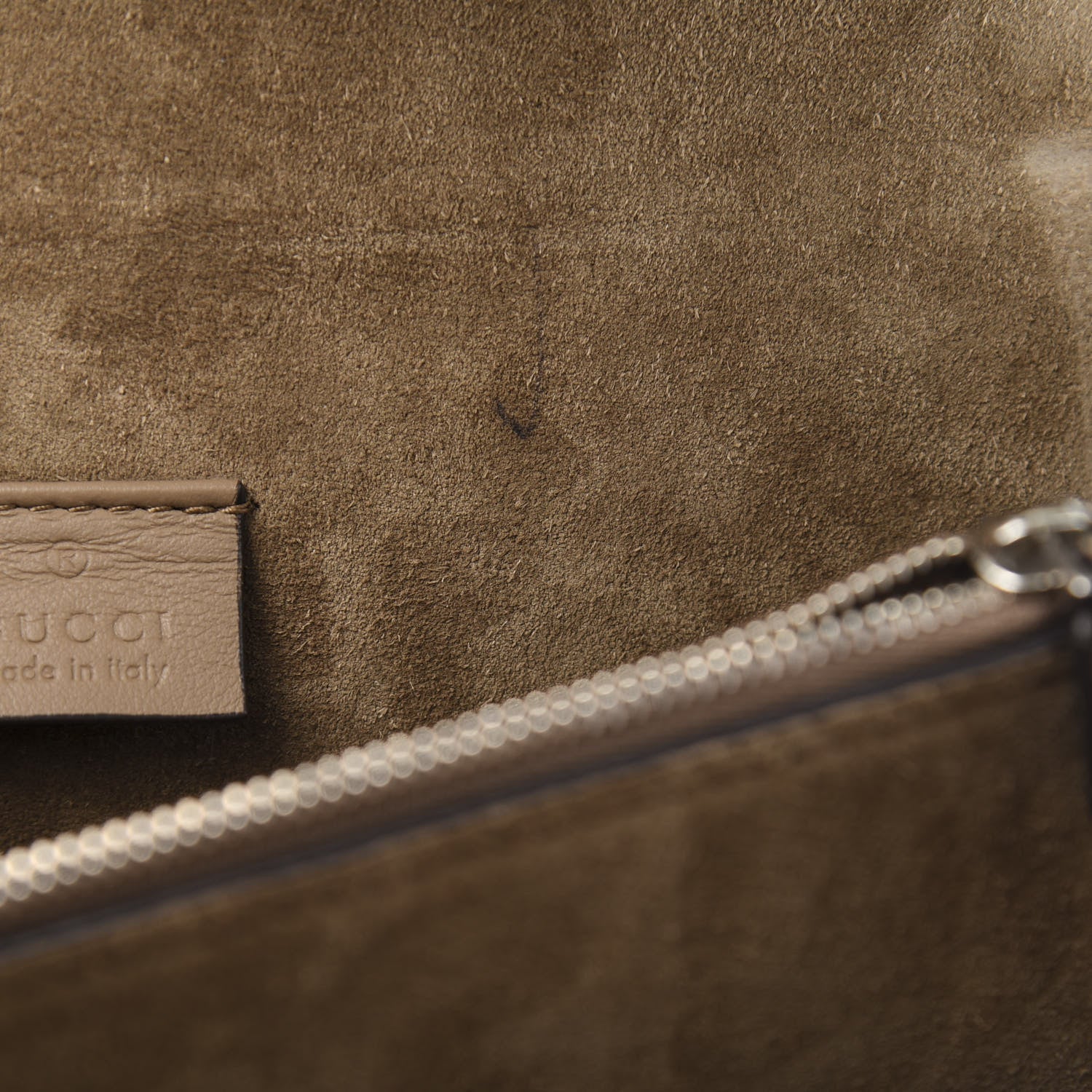 Gucci GG Supreme Monogram Small Dionysus Shoulder Bag Taupe 8 of 14