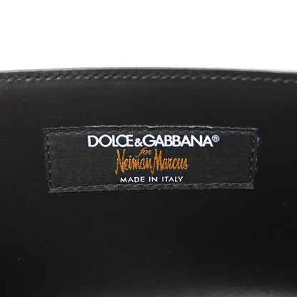 Dolce & Gabbana Satin Ocelot Printed DG Girls Phone Bag Black 12 of 19
