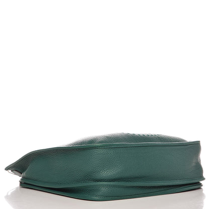 Hermes Taurillon Clemence Evelyne III GM Malachite Bleu Izmir 4 of 11