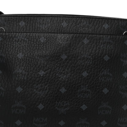 MCM Visetos Medium Crossbody Pouch Black 7 of 9