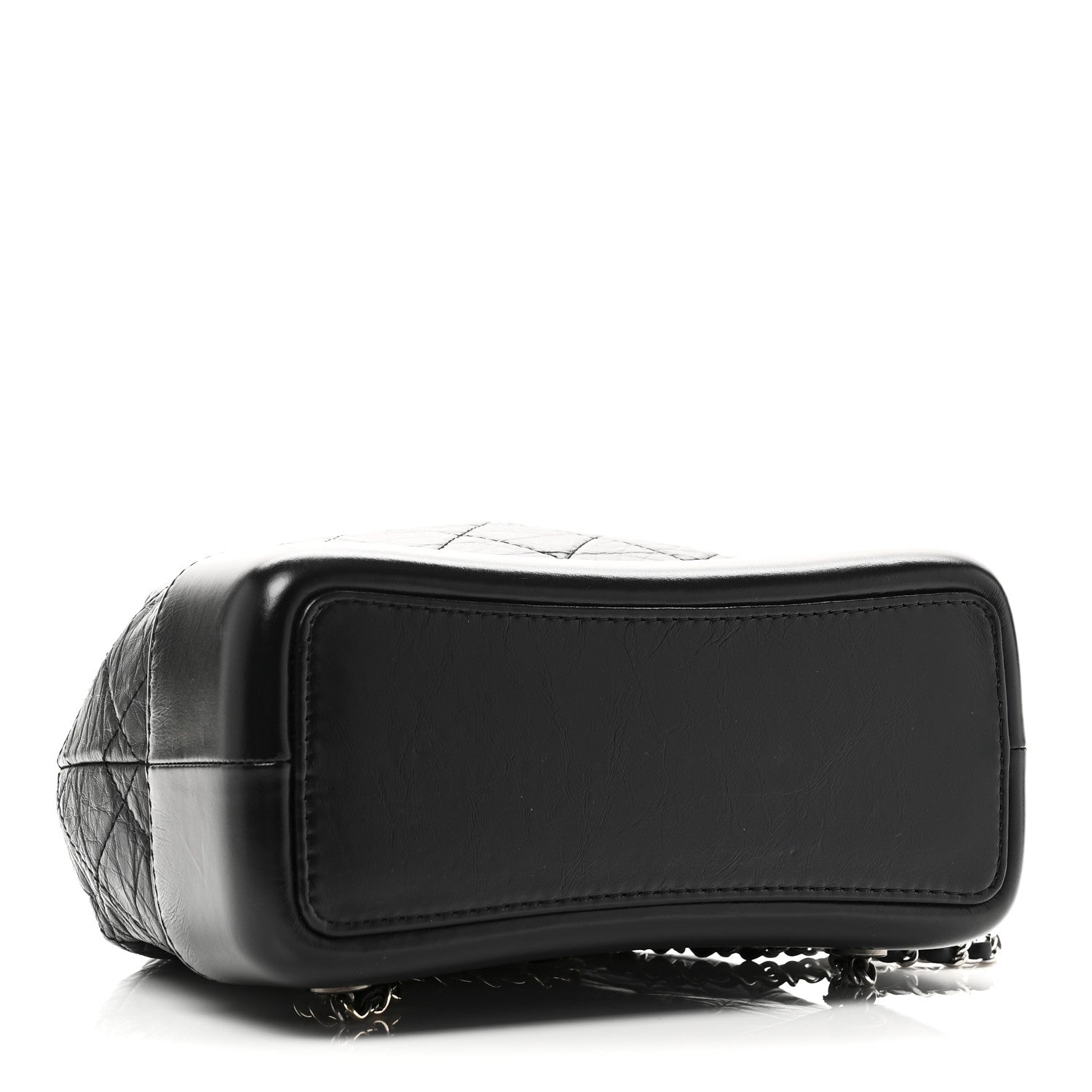 Chanel Aged Calfskin Quilted Small Gabrielle Backpack Black 4 of 10