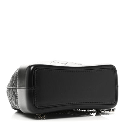 Chanel Aged Calfskin Quilted Small Gabrielle Backpack Black 4 of 10