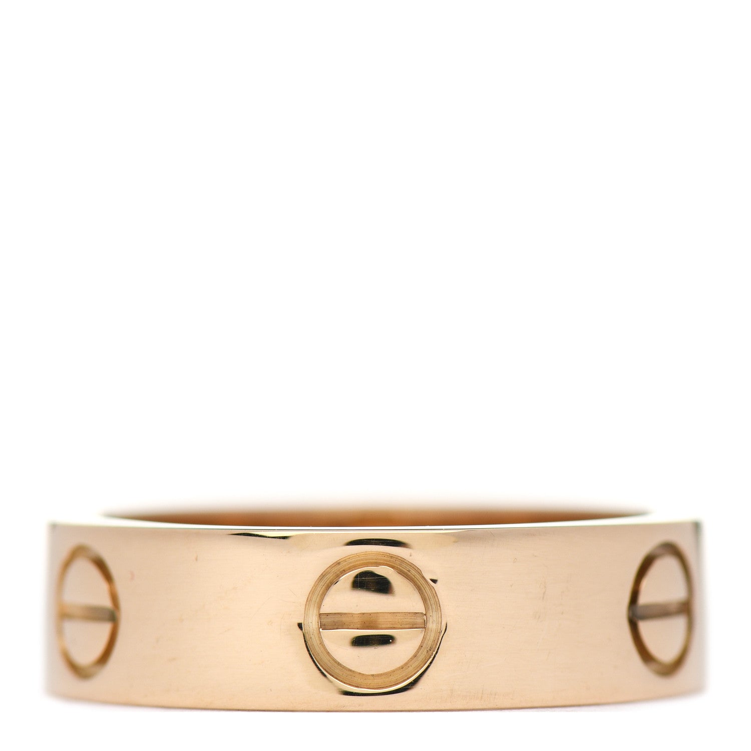Cartier 18K Yellow Gold 5.5mm LOVE Ring 55 7.25 3 of 4