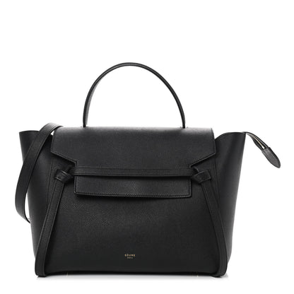 Celine Grained Calfskin Mini Belt Bag Black 1 of 13