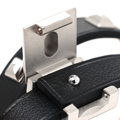 Hermes Swift Medor Infini Cloute Double Tour Bracelet T2 Black 4 of 6