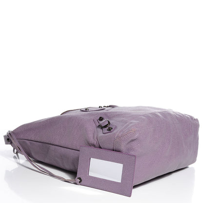Balenciaga Agneau Classic Hardware Day Hobo Glycine 9 of 14