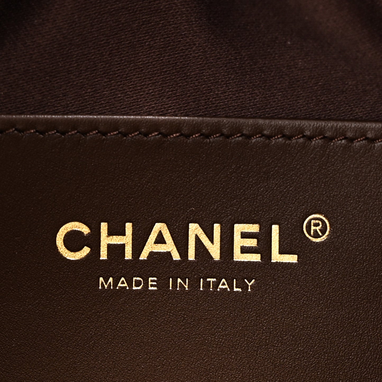 Caviar Quilted Mini Chanel 25 Handbag Brown