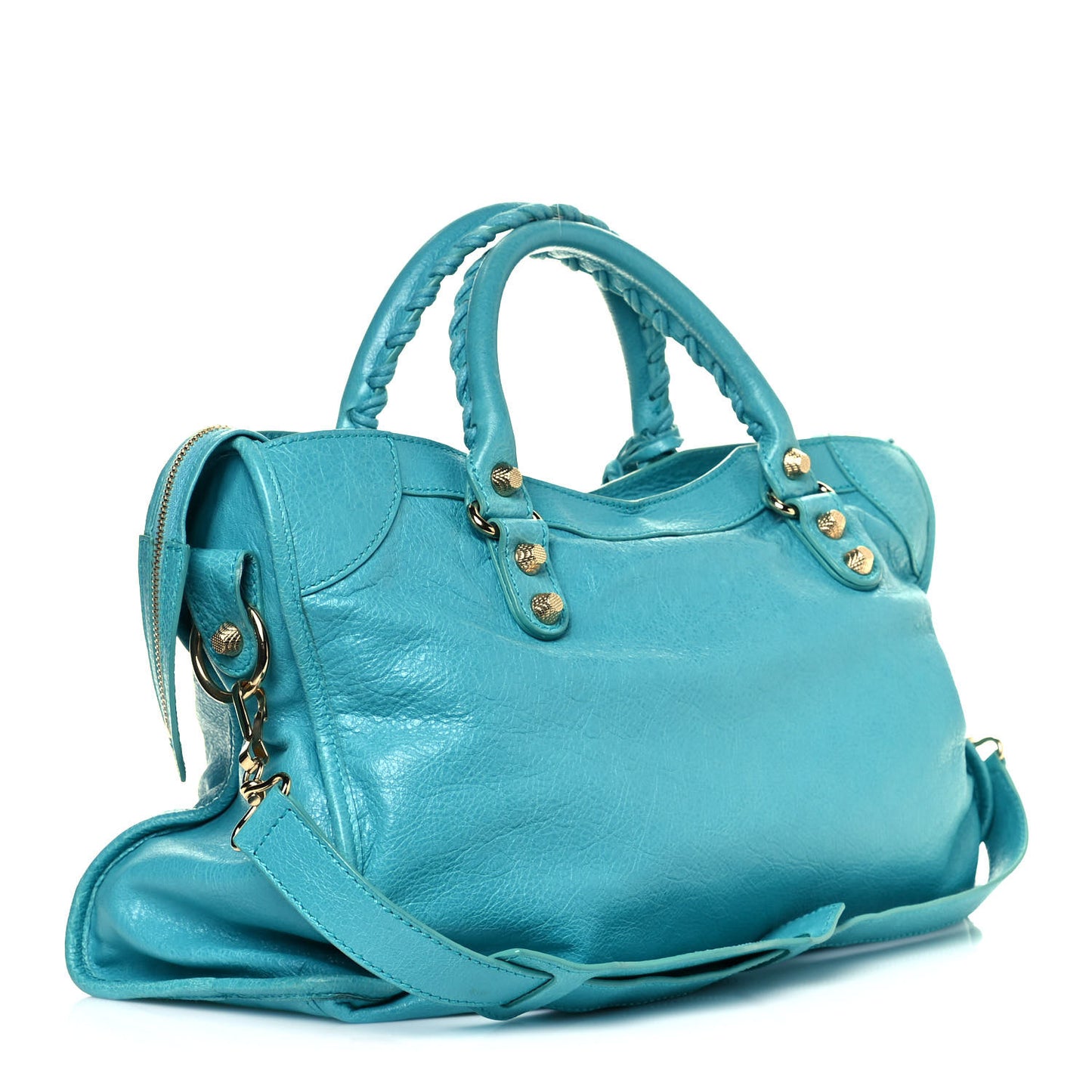 Agneau Giant 12 Gold Hardware City Bleu Tropical