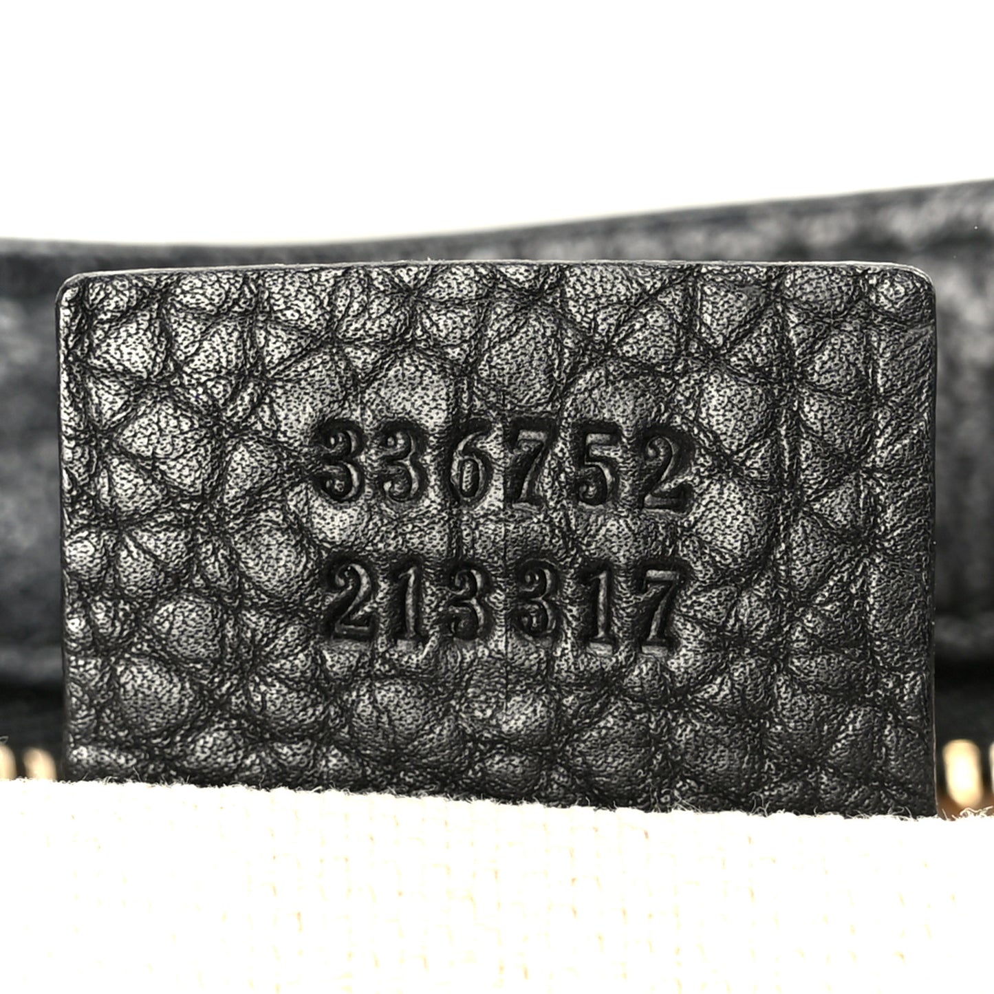 Pebbled Calfskin Medium Soho Flap Crossbody Black