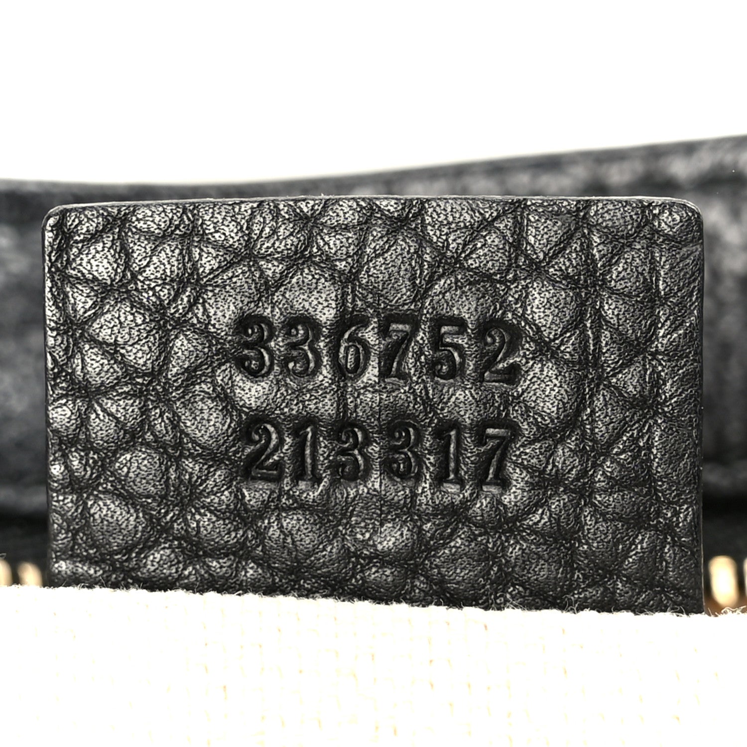 Gucci Pebbled Calfskin Medium Soho Flap Crossbody Black 7 of 11